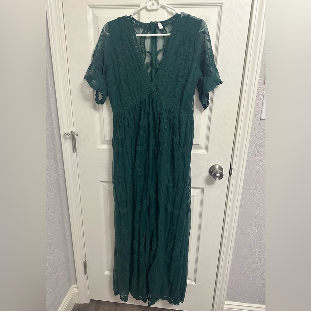 Pink Blush Lace Dress